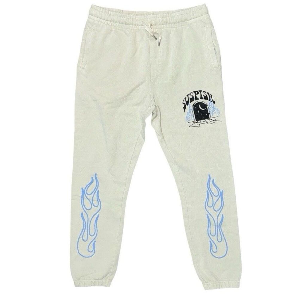 BAILEY SARIAN Suspish Fire Room Joggers Sweatpants Youtuber True Crime Sz Large